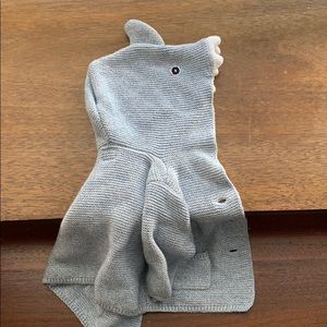 Baby Gap shark sweater jacket in light blue